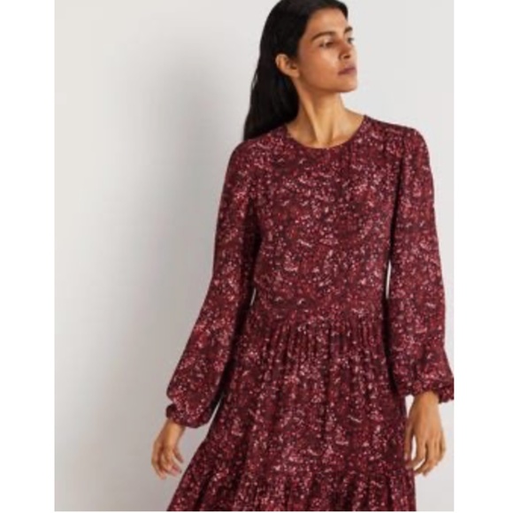 BODEN: Crew Neck Maxi Tier Dress (NWOT) - Picture 2 of 5